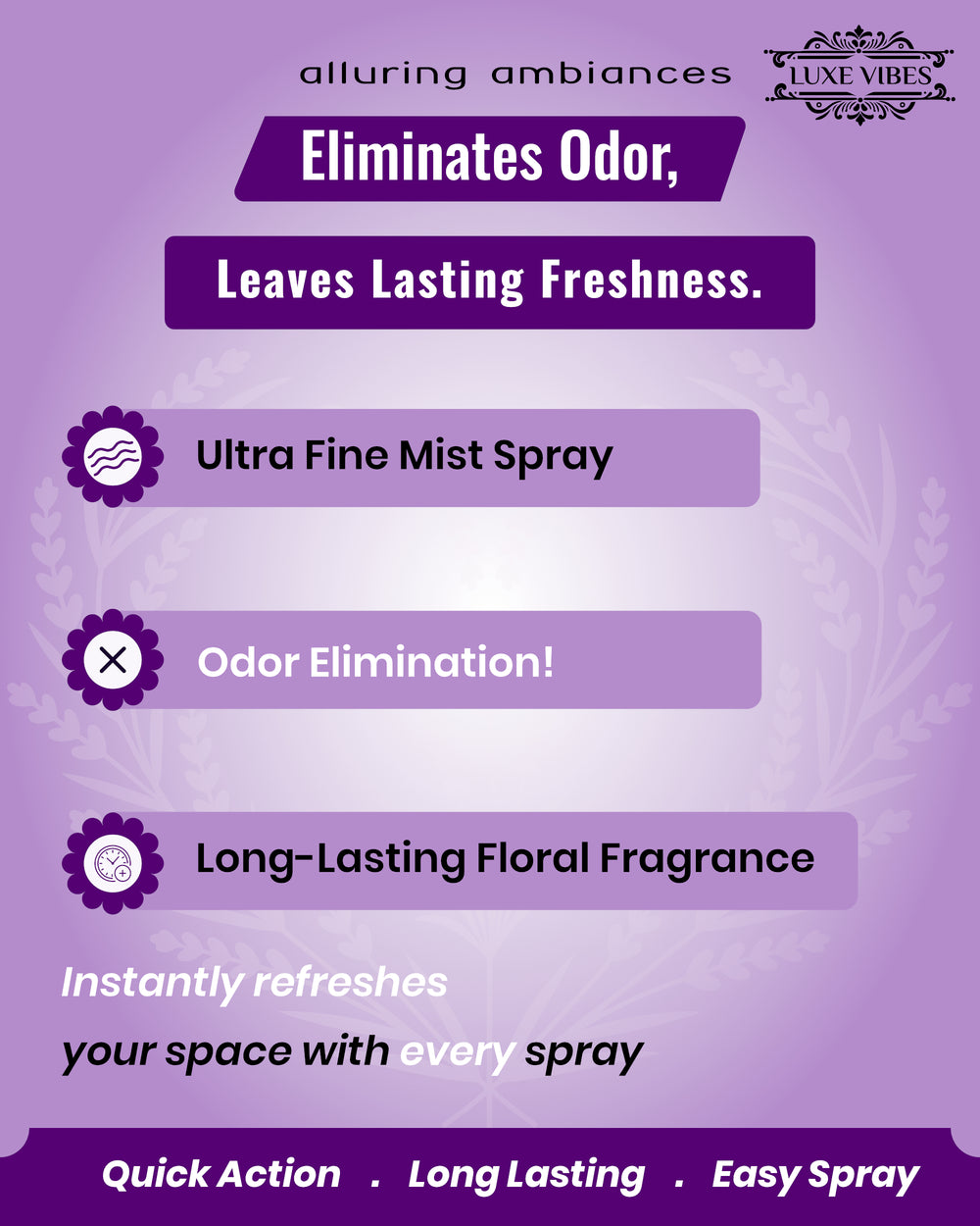 Lavender Surge Room Air Freshener Spray