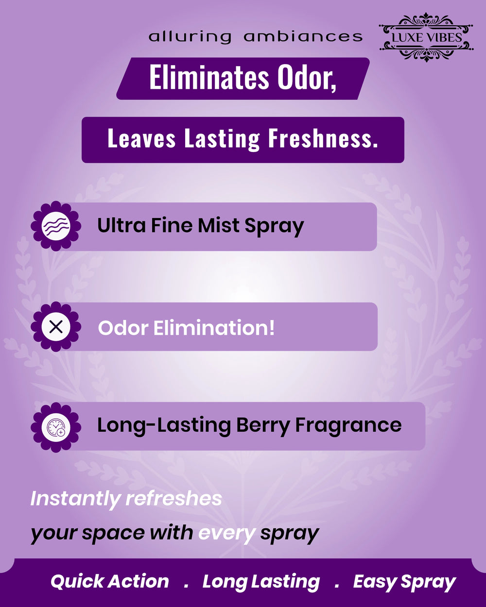 Lavender Surge Room Air Freshener Spray