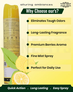 Lemon Crush Room Air Freshener Spray